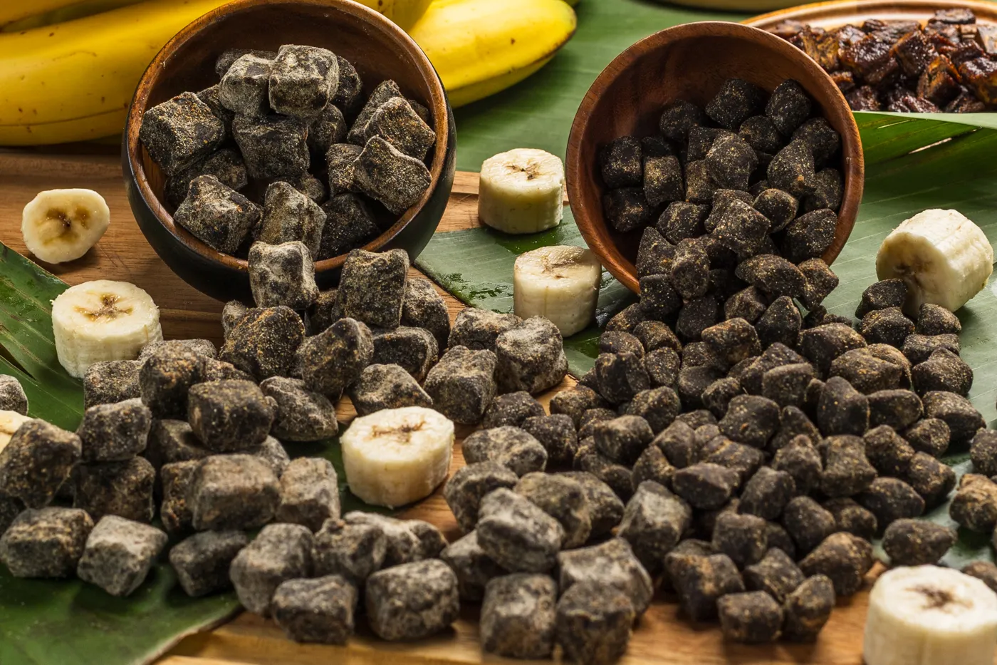 Dried Banana Bites and Soft Cubes by PEBSA